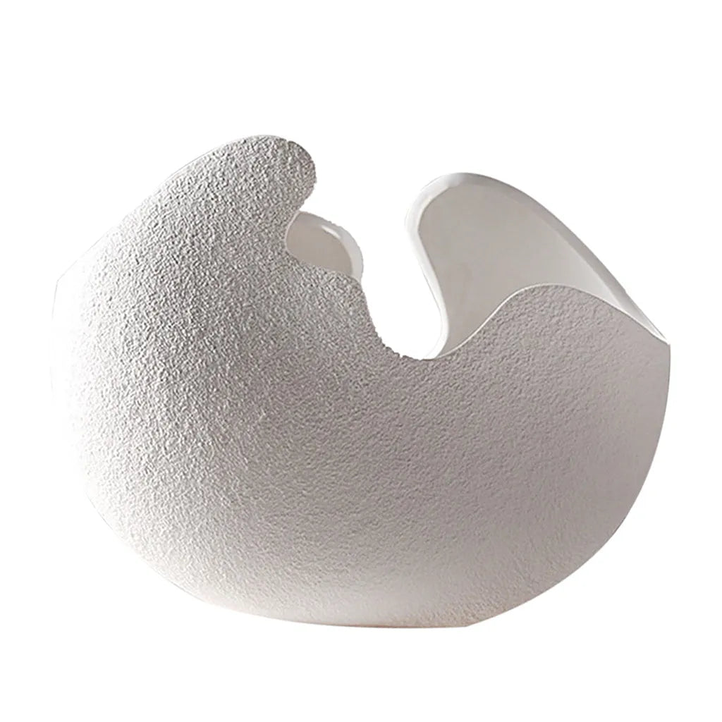 Baked Ceramic Eggshell Shaped Flower Pot