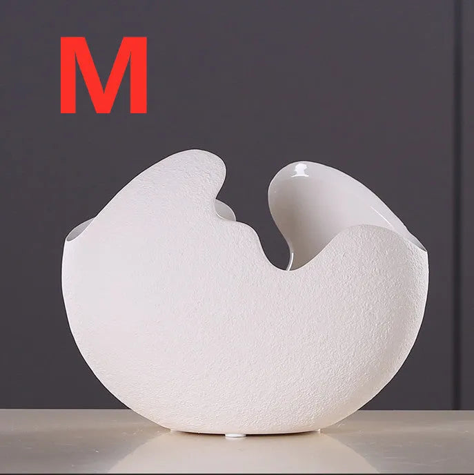 Baked Ceramic Eggshell Shaped Flower Pot