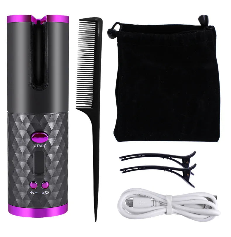 Auto Rotating Cordless Hair Curler - Cartanic Must Haves